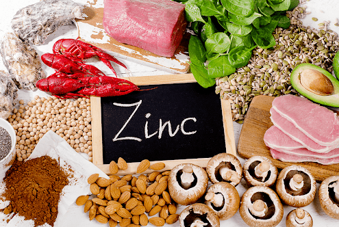Zinc rich food